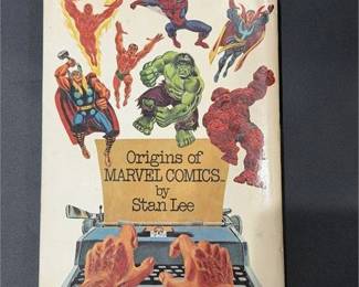 59 1974 Origins of Marvel Comics Book By Stan Lee