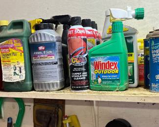 Garage-household chemicals