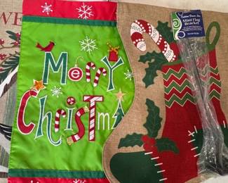 Christmas garden flags and new wall bracket