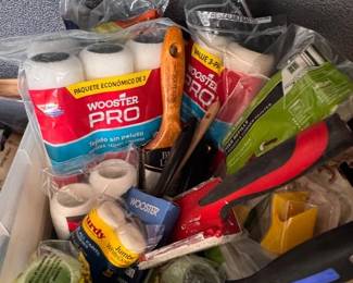 Painting supplies mixed lot