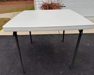 Lifetime square folding table