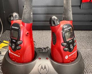 Set of Motorola walkie talkies