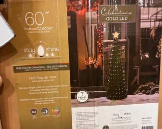 60 inch pop up indoor/outdoor Christmas tree