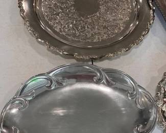Silverplate platters