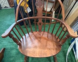 Vintage Windsor style rocking chair