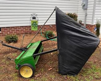 John Deere lawn sweeper