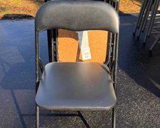 SuddenComfort padded vinyl and metal folding chairs