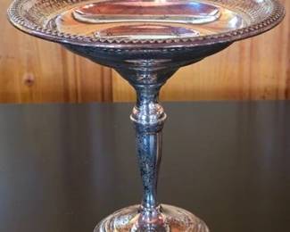 Sterling silver weighted compote
