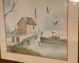 'Abandoned', James Ware watercolor