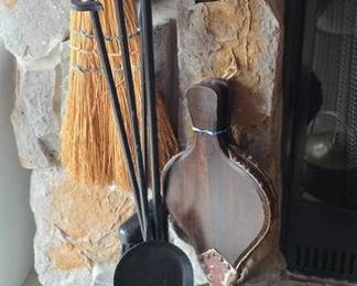 Set of fireplace tools