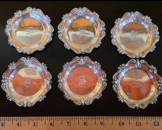 Sterling silver butter pats