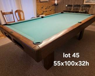 Vintage Sears Roebuck billiards table