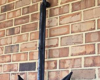 Cast iron antique anchor