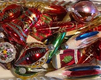 Vintage Christmas ornaments