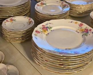 Large set of Bavarian china