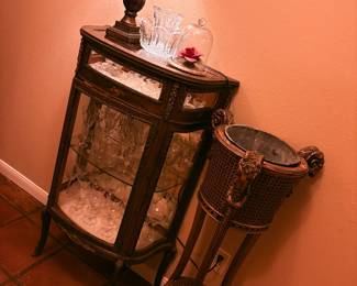Small curio cabinet