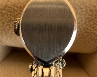 Hamilton 14K Gold Diamond Ladies Watch