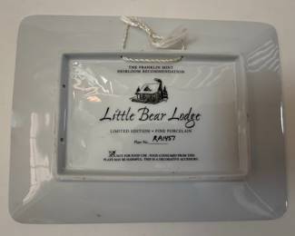 Little Bear Lodge Limited Edition Decorative Plate