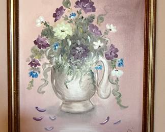 Floral Still Life Painting by Deb-O