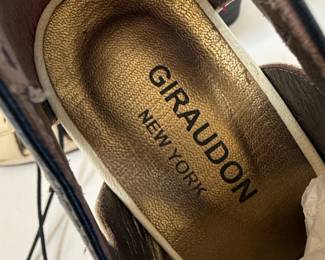 Giraudon New York Women's Heeled Lace-Up Sandals