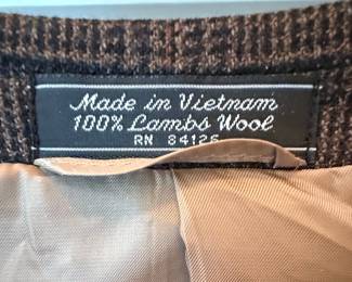 Saddlebred Men's Lambs Wool Blazer
