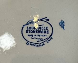 Louisville Stoneware Santa Plate