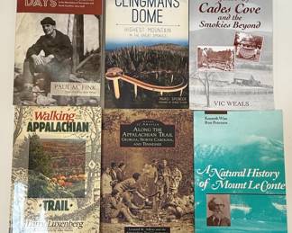 Collection of Appalachian Trail and Great Smoky Mountains Books