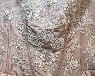 Alice Bridals Strapless Ruched Gown