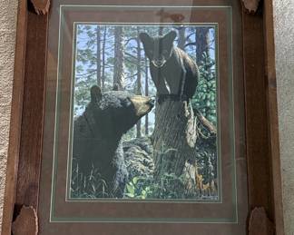 Bruce Miller "Forest Companions" Print with Decorative Frame