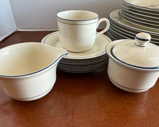 Lenox Chinastone Poppies on Blue Dinnerware Set