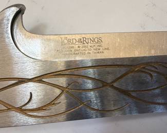 Lord of the Rings Hadhafang Sword of Arwen Replica