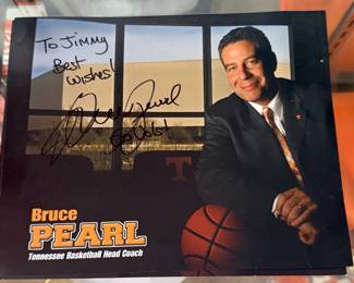 Bruce Pearl Autographed Photo