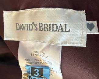 David's Bridal Bridesmaid Dress
