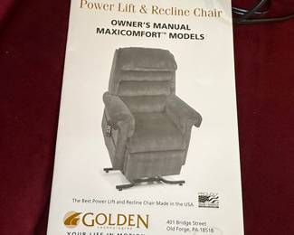 Golden Technologies MaxiComfort Power Lift & Recline Chair