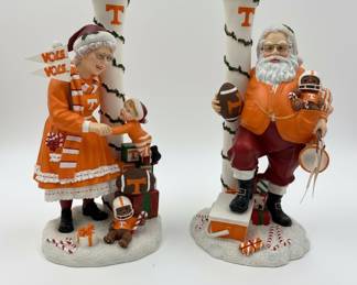 Danbury Mint Tennessee Volunteers Candlesticks