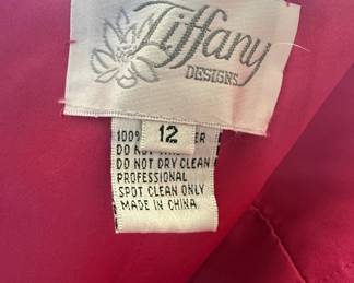 Tiffany Designs Beaded Strapless Gown