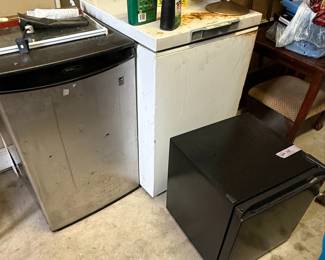 Danby Designer 4.4 cu. ft. Compact Fridge, Upright Freezer and Hisense Dorm Fridge