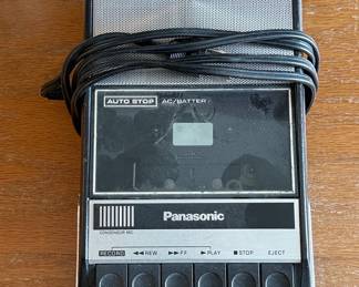 Panasonic RQ-309AS Portable Cassette Recorder