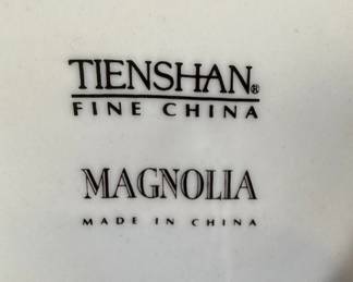 Tienshan Magnolia Fine China Cup and Saucer Set