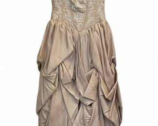 Alice Bridals Strapless Ruched Gown
