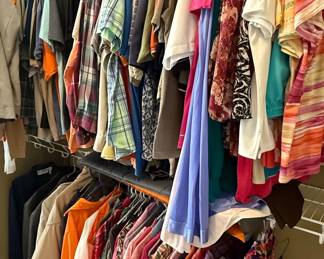 Assorted Men's and Women's Clothing
