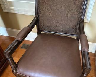 Renaissance Style Carved Armchair (1 of 2)