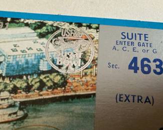 Super Bowl XXVI (26) Ticket Stub - January 1992