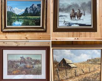 Misc. art/western prints