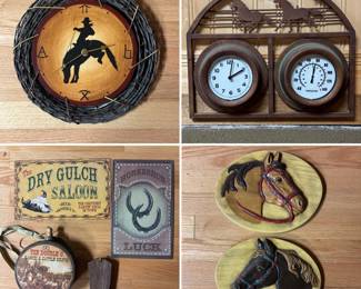 Misc. western decor