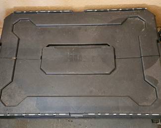 Husky heavy duty plastic container