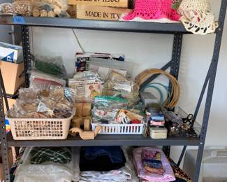 Sewing/craft items, fabric 