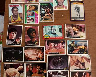 Basketball cards, Star Wars cards