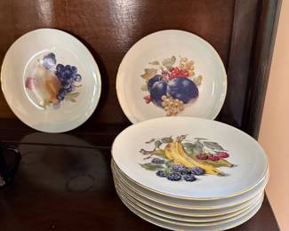 Winterling Bavaria Fruit Plates- $40 for all