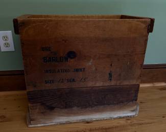 Large Wooden Antique Shipping Crate- $75